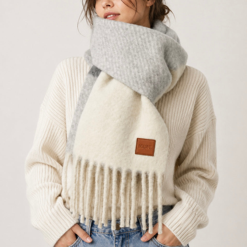 LOEWE マフラー アナグラム スカーフ