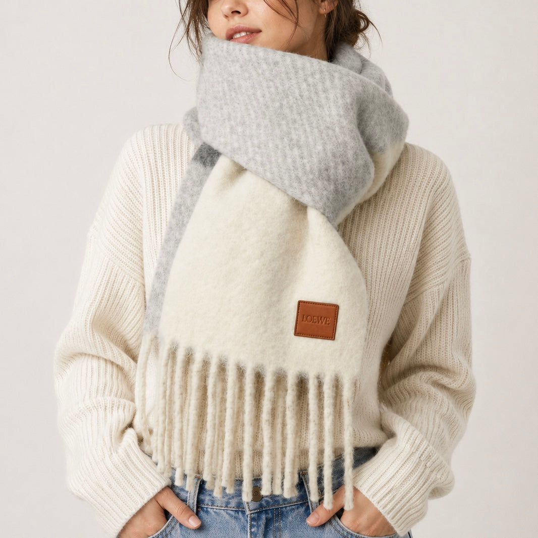 LOEWE マフラー アナグラム スカーフ