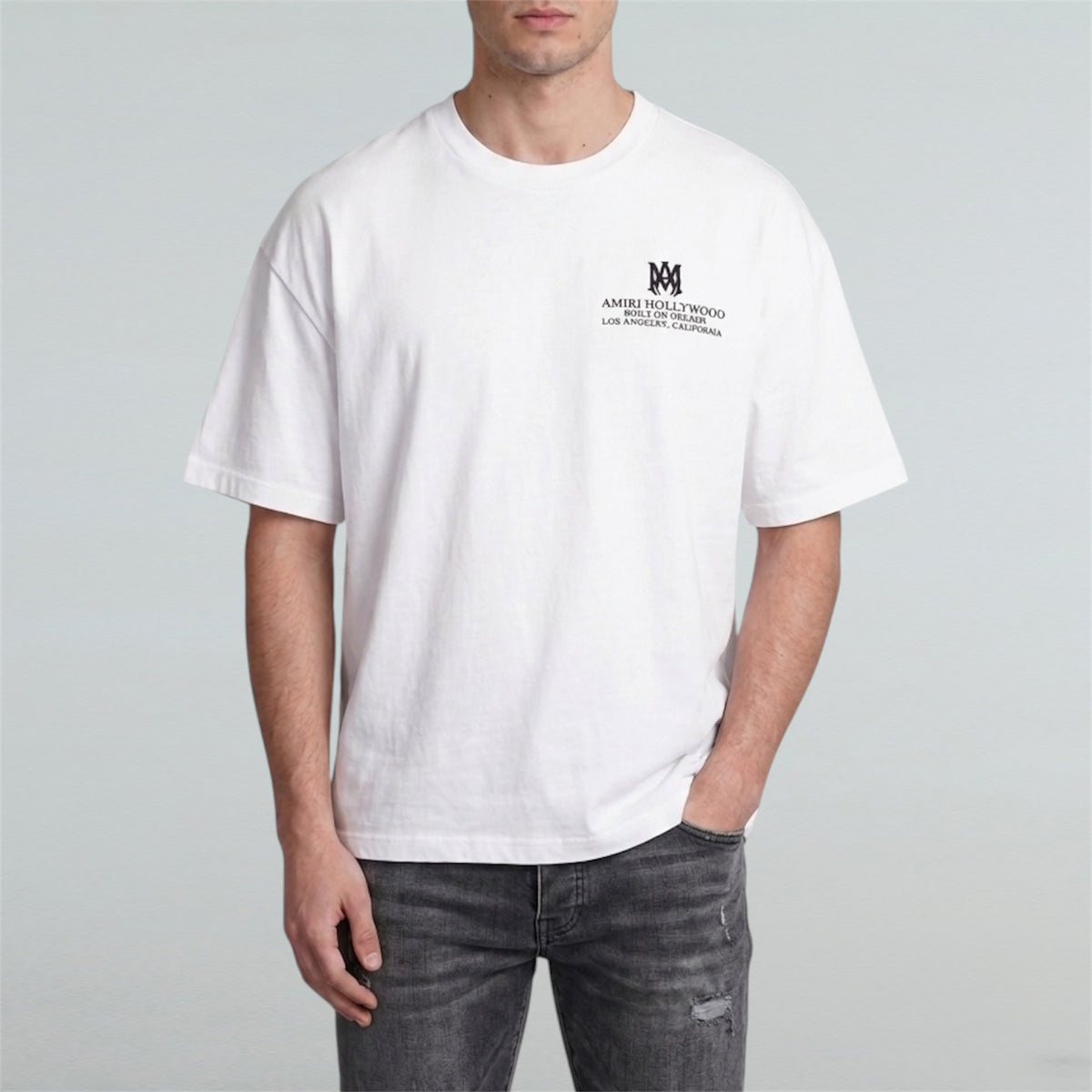 AMIRI Tシャツ BUILT ON DREAMS OVERSIZED TEE