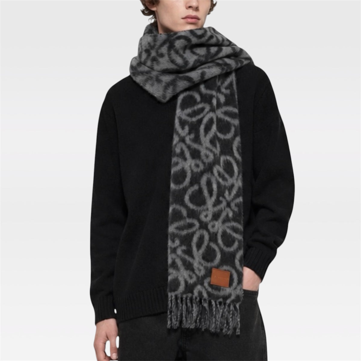 LOEWE マフラー アナグラムスカーフ