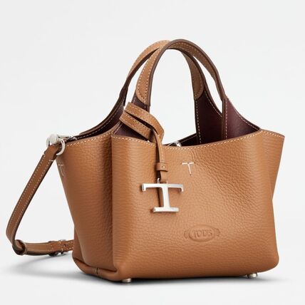 TOD'S マイクロ レザー Tタイムレス