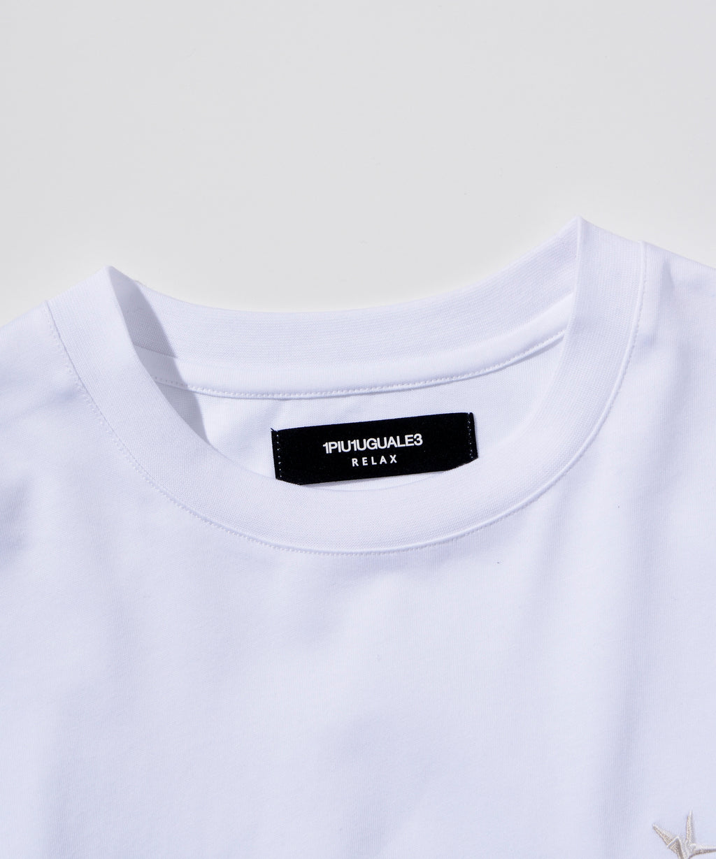 1PIU1UGUALE3 RELAX  シルケット天竺スリーブラインロングTシャツ