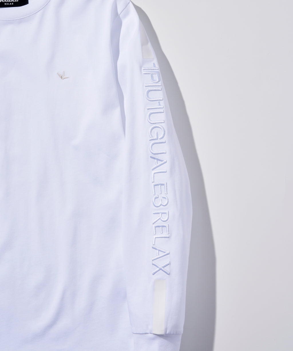 1PIU1UGUALE3 RELAX  シルケット天竺スリーブラインロングTシャツ
