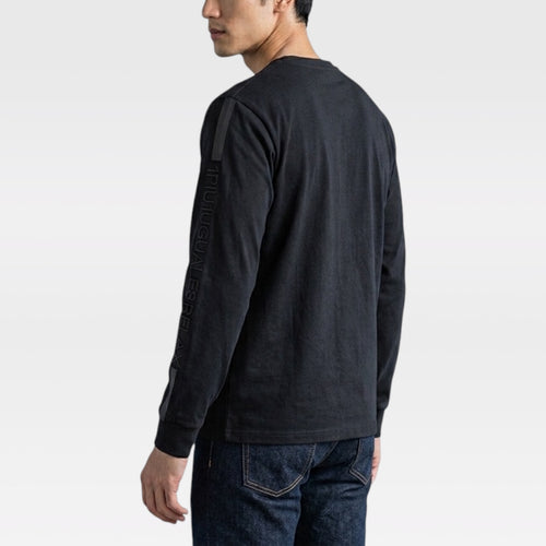 1PIU1UGUALE3 RELAX  シルケット天竺スリーブラインロングTシャツ