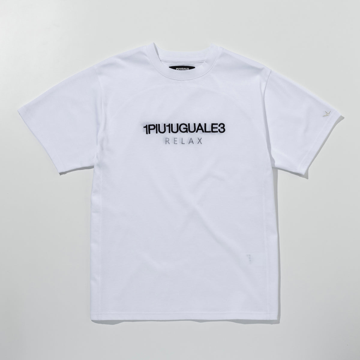 1PIU1UGUALE3 RELAX  リバースロゴ半袖Tシャツ
