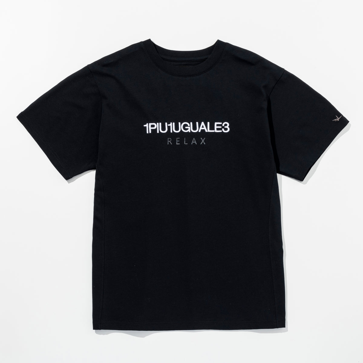 1PIU1UGUALE3 RELAX  リバースロゴ半袖Tシャツ