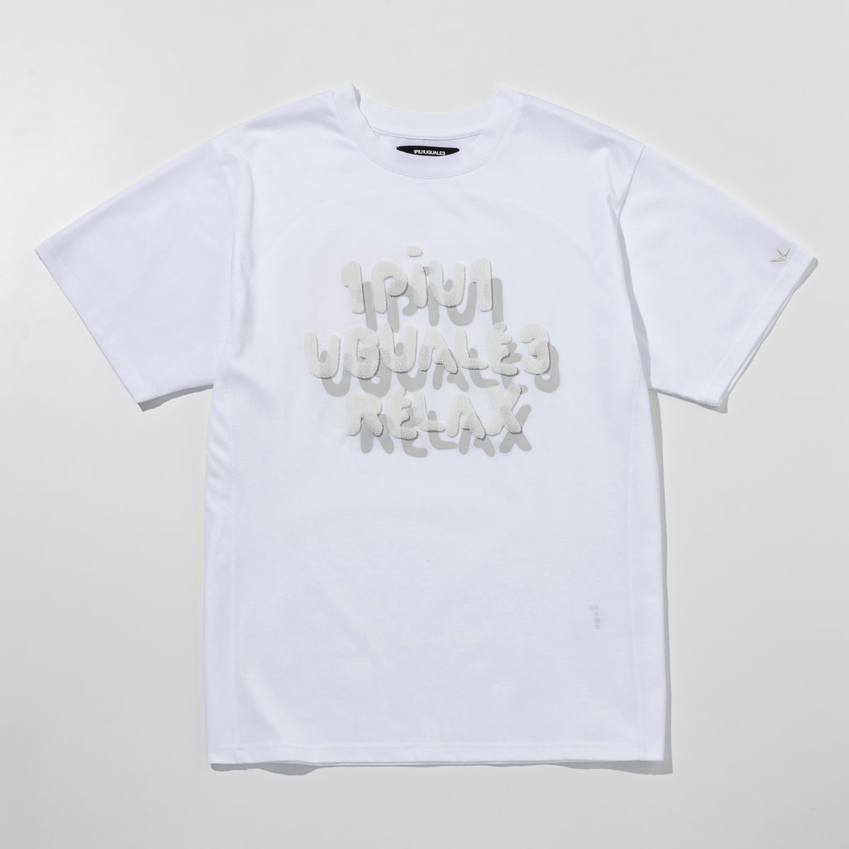 1PIU1UGUALE3 RELAX  シャドウロゴ半袖Tシャツ