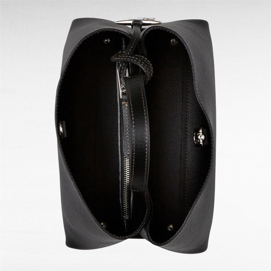 TOD'S ショルダーバッグ マイクロレザー Tタイムレス