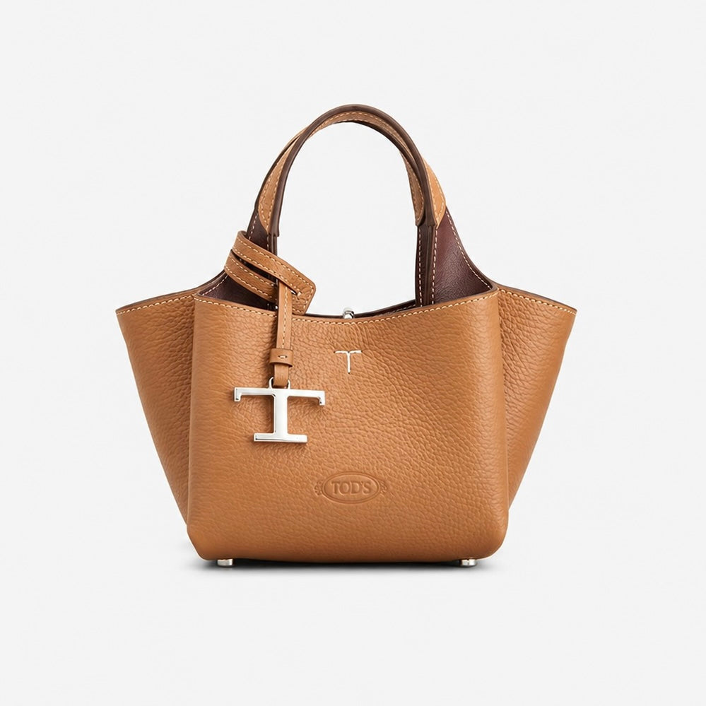 TOD'S マイクロ レザー Tタイムレス
