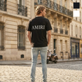 AMIRI  MAコアロゴ Tシャツ