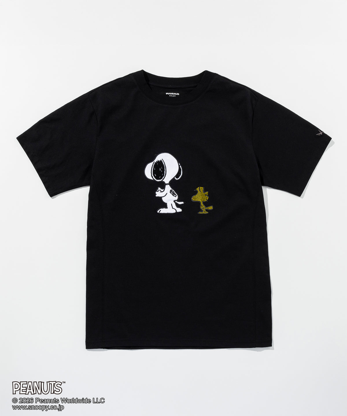 1PIU1UGUALE3 RELAX スヌーピー＆ウッドストック半袖Tシャツ