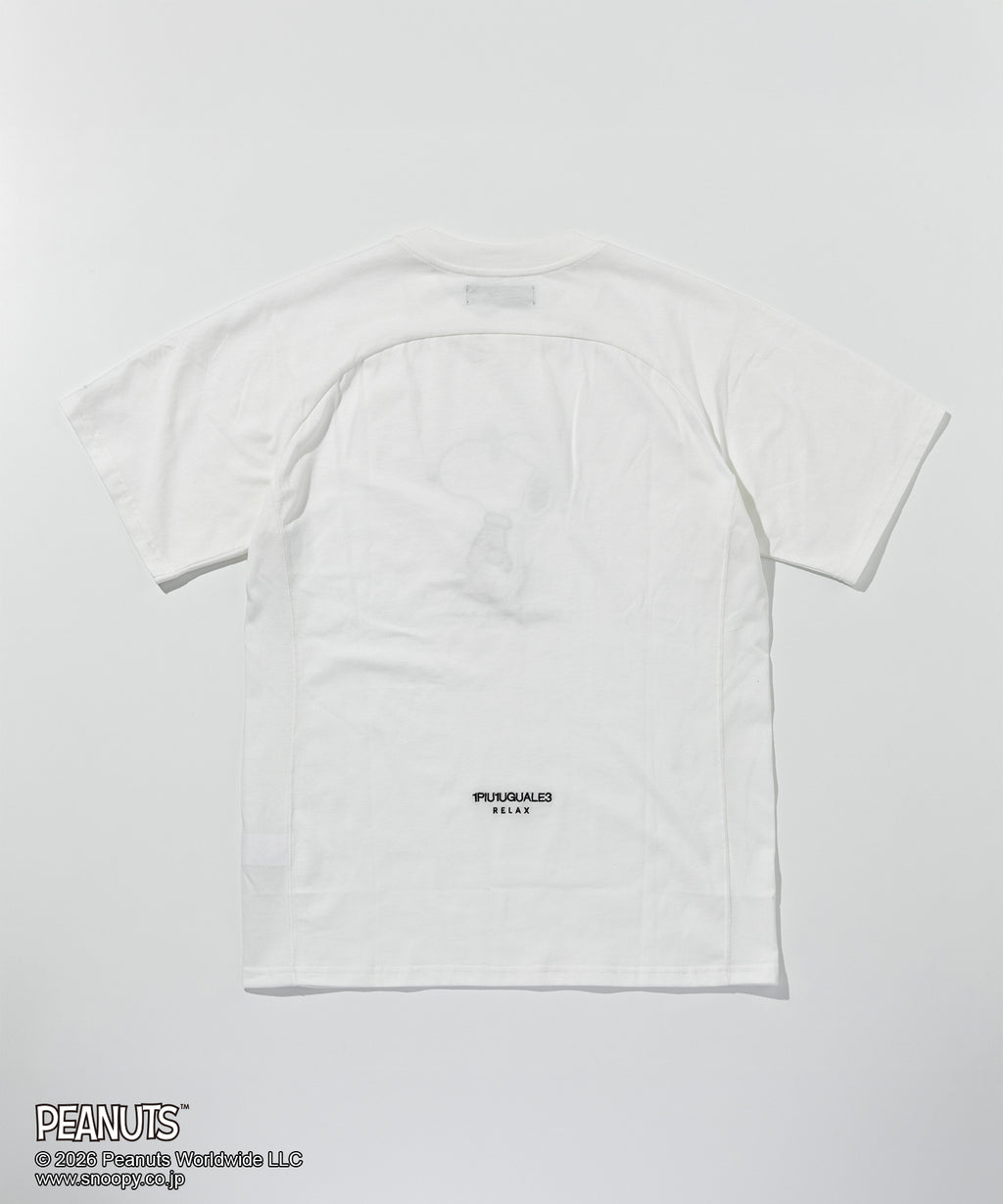 1PIU1UGUALE3 RELAX  スヌーピー ジョー・クール半袖Tシャツ