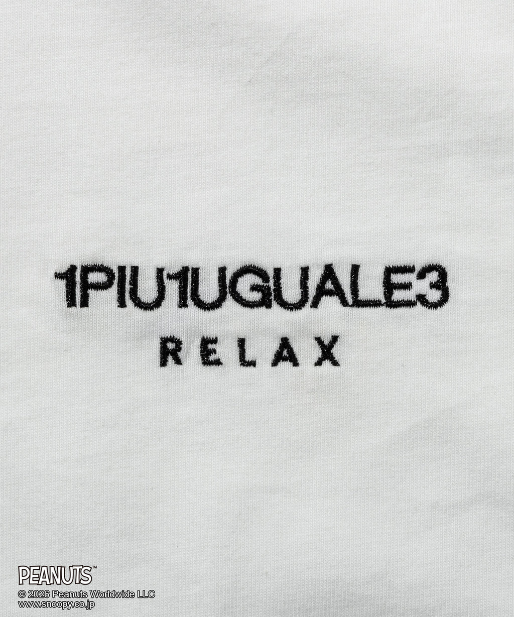 1PIU1UGUALE3 RELAX  スヌーピー ジョー・クール半袖Tシャツ