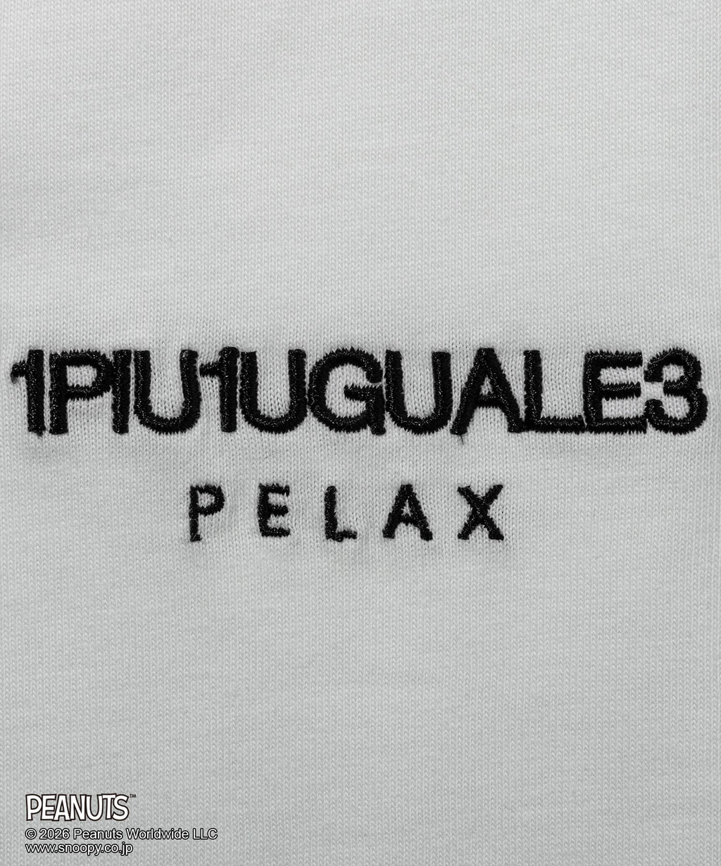 1PIU1UGUALE3 RELAX スヌーピー＆ウッドストック半袖Tシャツ