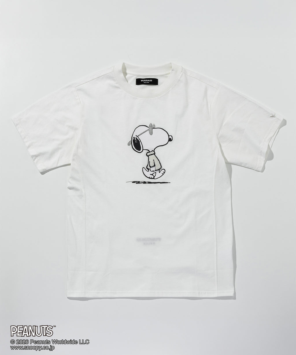 1PIU1UGUALE3 RELAX  スヌーピー ジョー・クール半袖Tシャツ